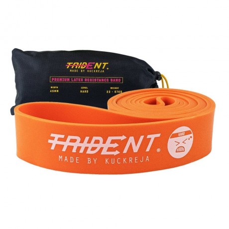 Trident Premium Latex Resistance Band (Hard, 45MM, 22 - 57KG)